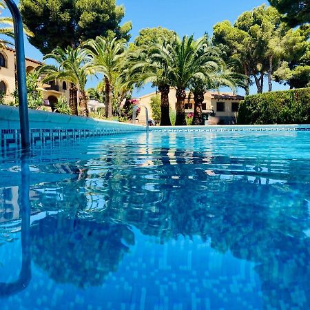 Ferienwohnung Apartamento Con Terraza En Complejo Con 2 Piscinas Moraira Exterior foto