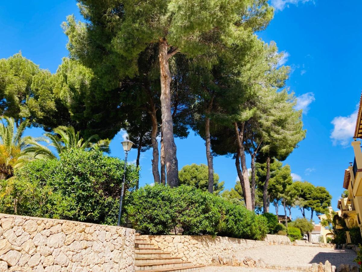 Ferienwohnung Apartamento Con Terraza En Complejo Con 2 Piscinas Moraira Exterior foto