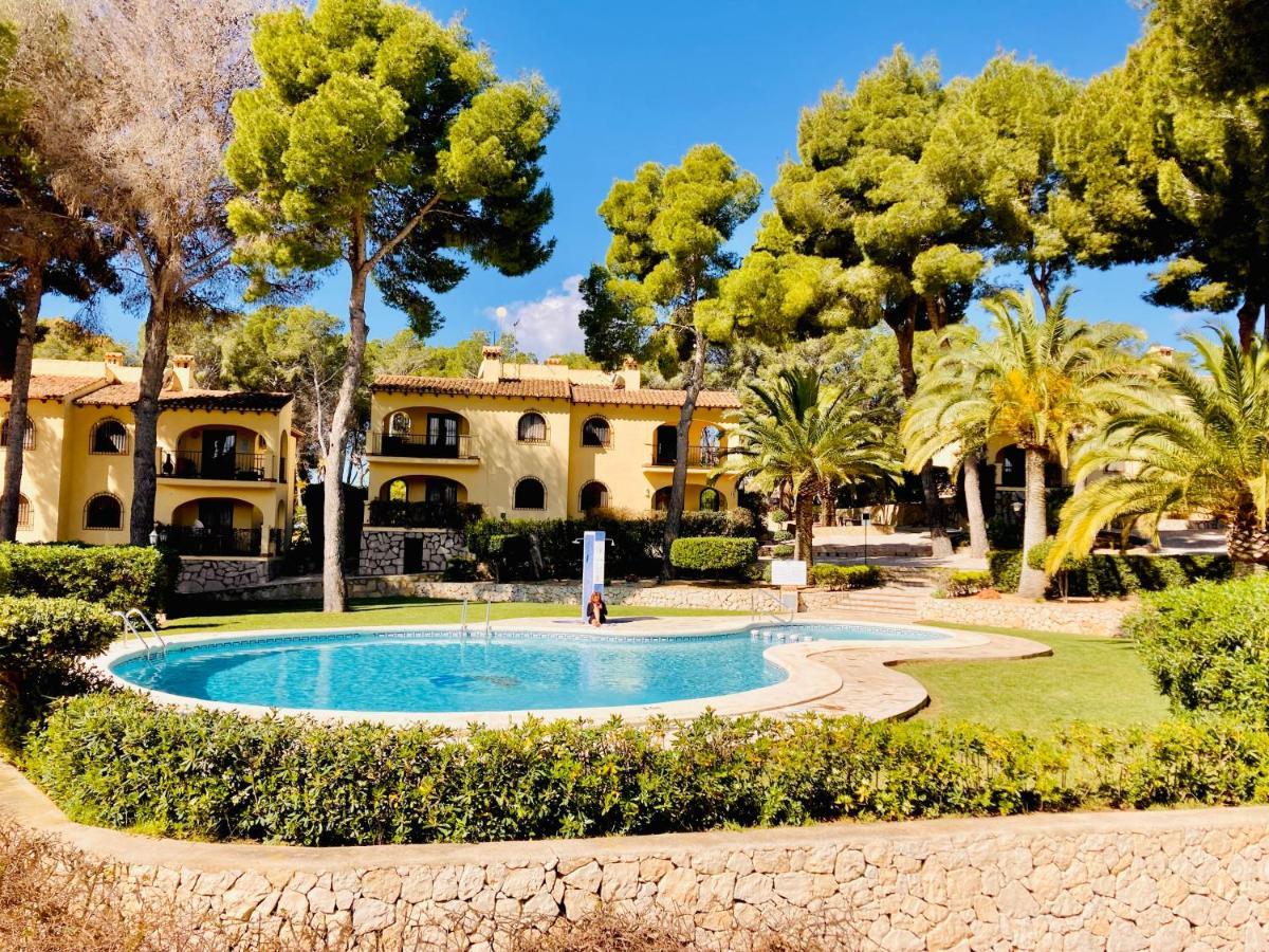 Ferienwohnung Apartamento Con Terraza En Complejo Con 2 Piscinas Moraira Exterior foto