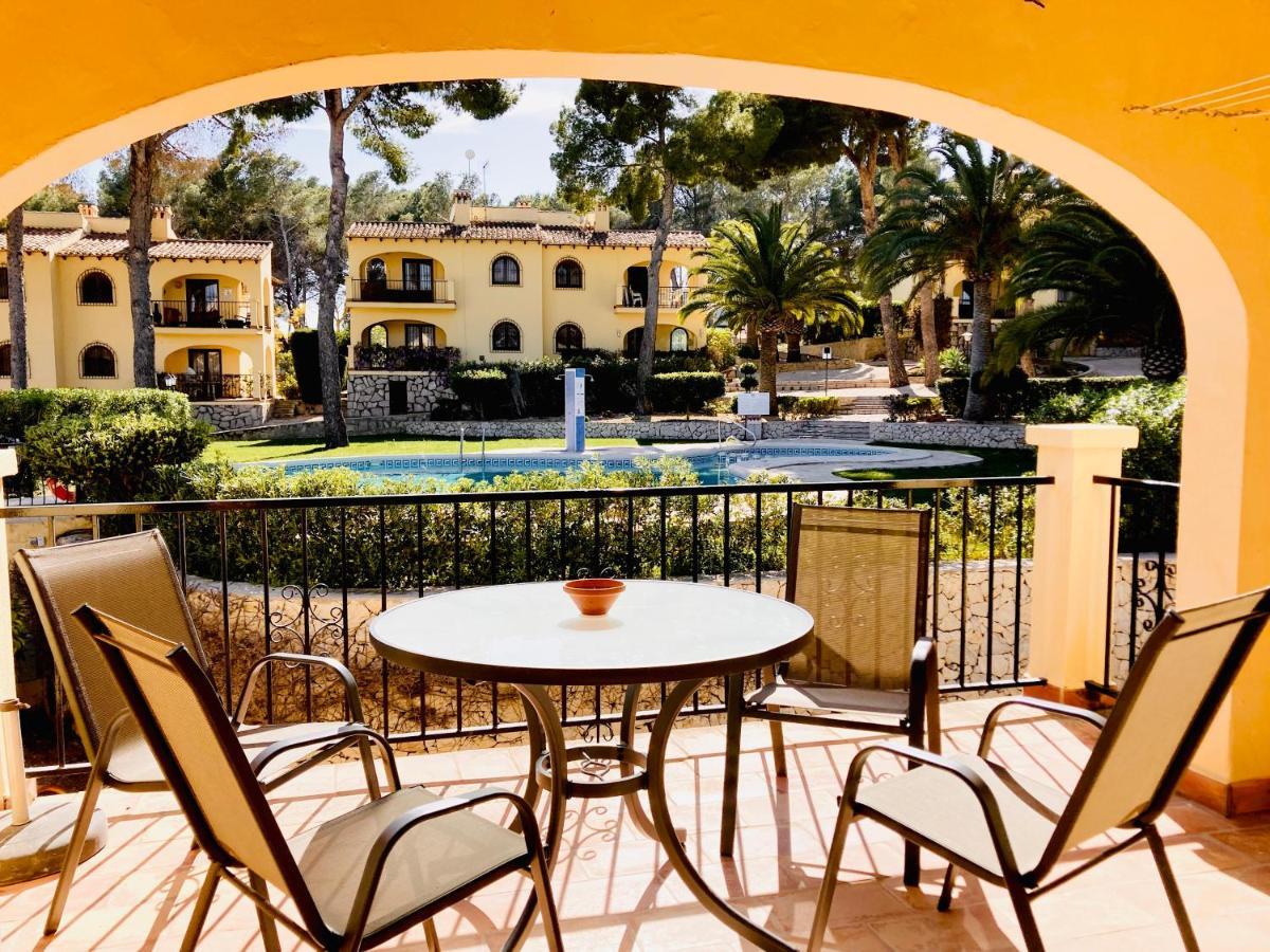 Ferienwohnung Apartamento Con Terraza En Complejo Con 2 Piscinas Moraira Exterior foto