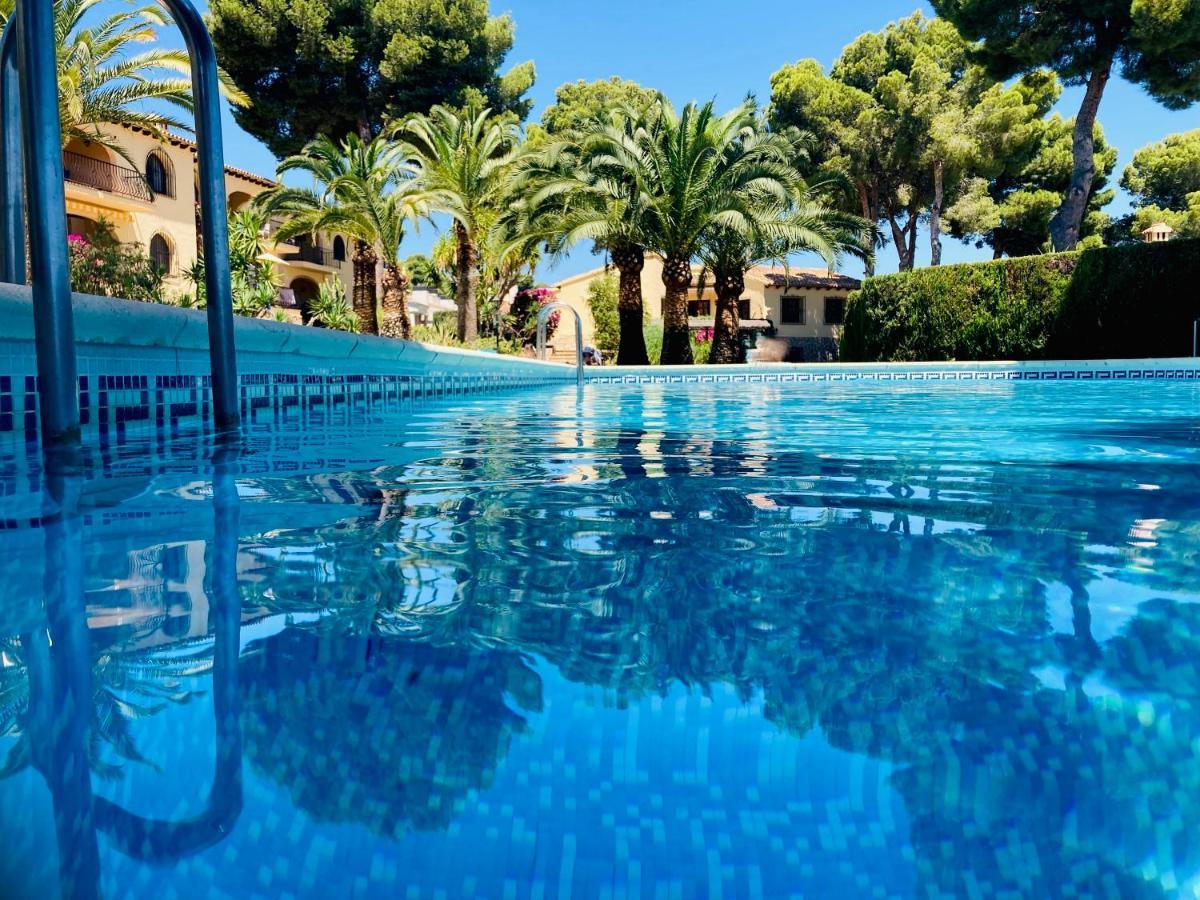 Ferienwohnung Apartamento Con Terraza En Complejo Con 2 Piscinas Moraira Exterior foto